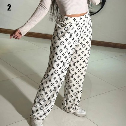 شلوار بگ  چاپی زنانه 40473