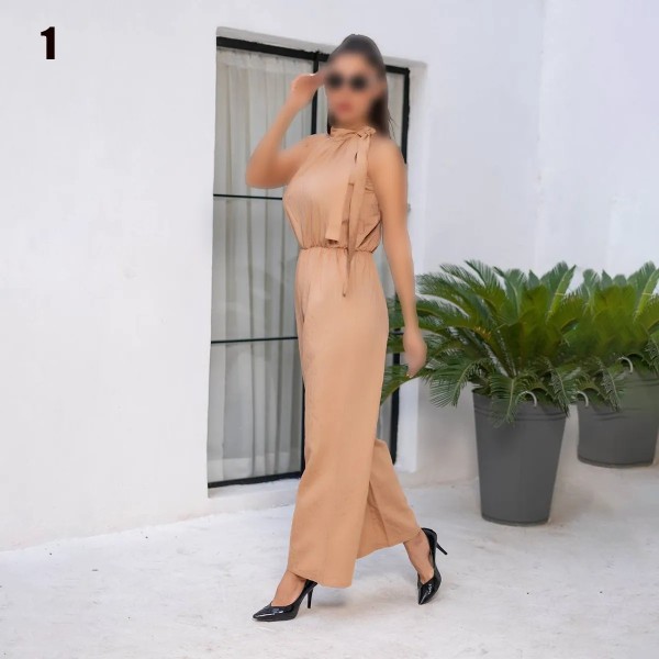 اورال يقه گره ای استين حلقه ای زنانه 40476