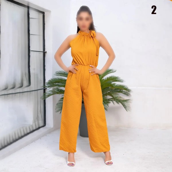 اورال يقه گره ای استين حلقه ای زنانه 40476