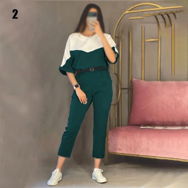 ست شومیز و شلوار کلاسیک زنانه 1328