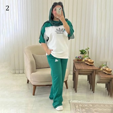 ست بلوز شلوار آدیداس زنانه 1181 2