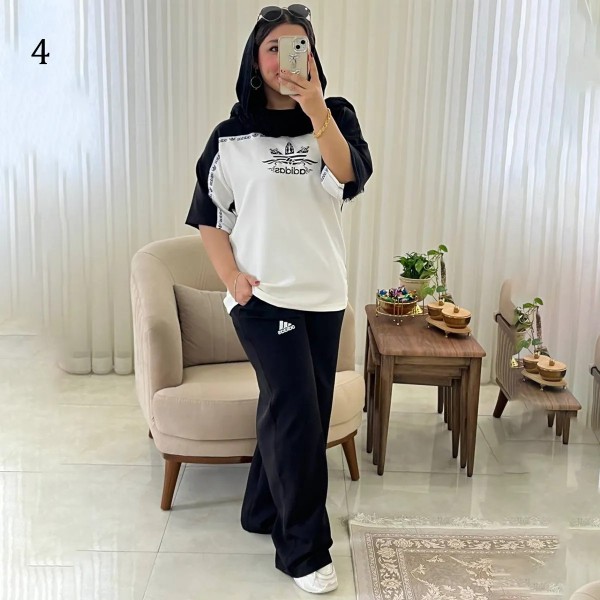 ست بلوز شلوار آدیداس زنانه 1181