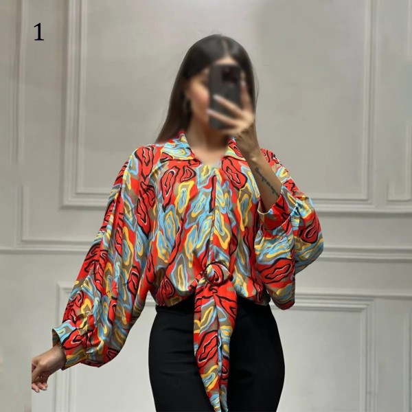 شومیز کراپ مجلسی زنانه 3101