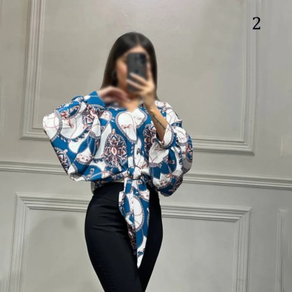 شومیز کراپ مجلسی زنانه 3101