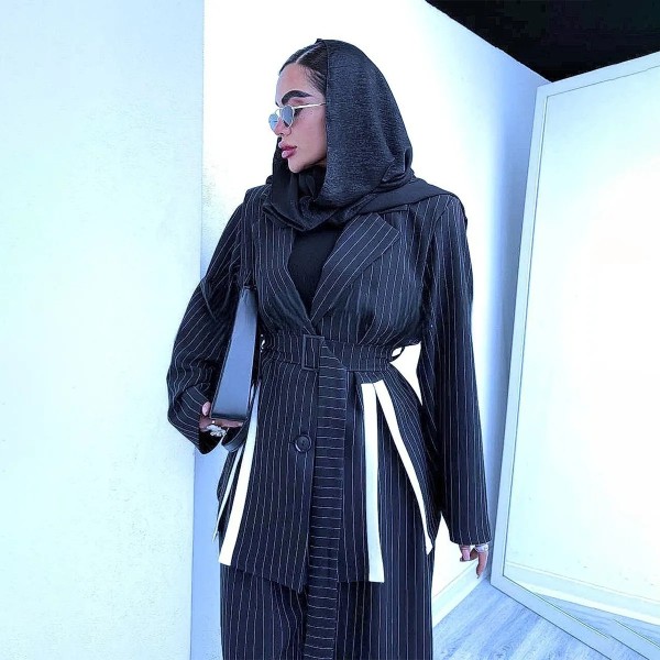 ست کت شلوار دیپلمات زنانه 40494