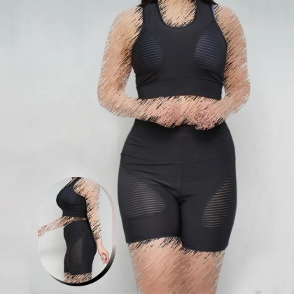 ست نیمتنه شرت نایک زنانه 6075