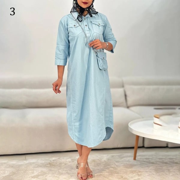پیراهن و کیف کتان کاغذی زنانه 01223