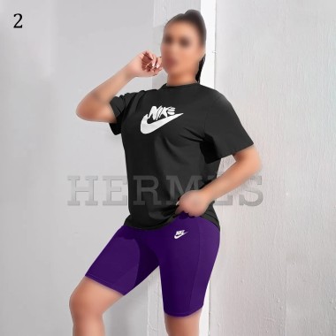 بلوز شلوارک BIG NIKE سایز بزرگ زنانه 2505 2