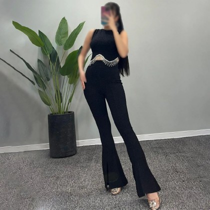 ست تاپ شلوار جلو چاکدار زنانه V173