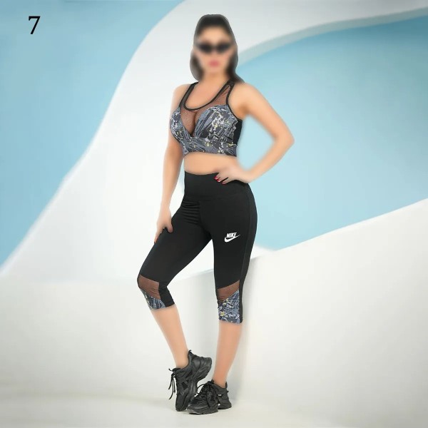 ست نیم تنه شلوارک (کاپدار) زنانه 3975