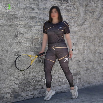 ست کراپ شلوار سایز بزرگ زنانه 4082