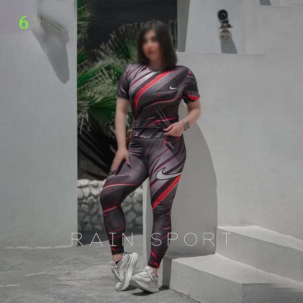 ست کراپ شلوار سایز بزرگ زنانه 4082
