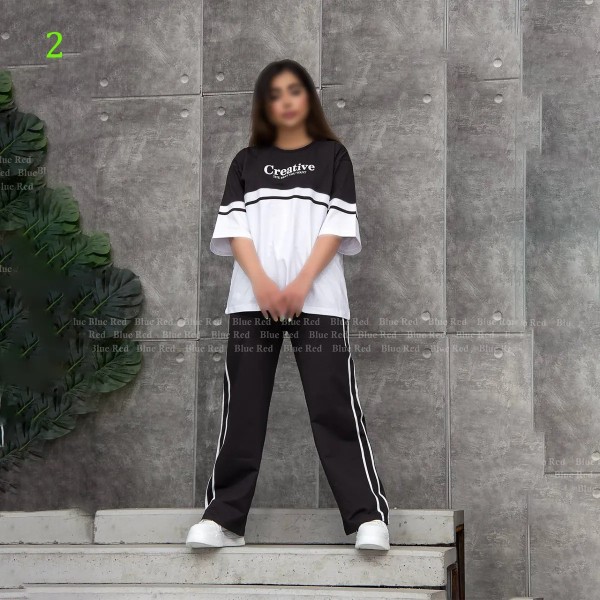تیشرت شلوار creative زنانه 1863