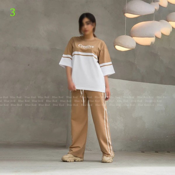 تیشرت شلوار creative زنانه 1863