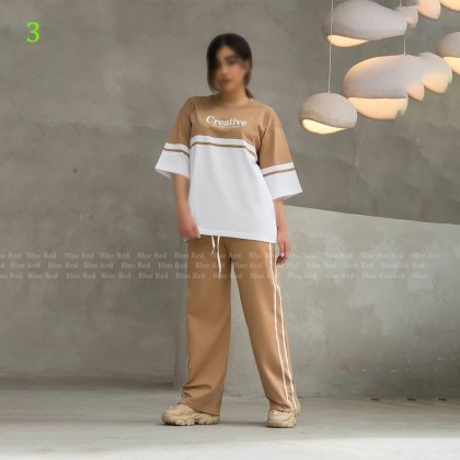 تیشرت شلوار creative زنانه 1863