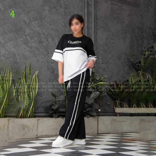 تیشرت شلوار creative زنانه 1863