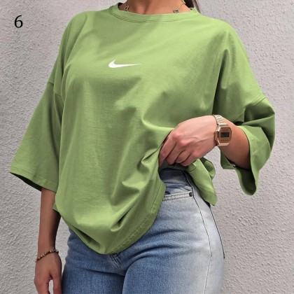 تیشرت باکسی نایک زنانه 32707