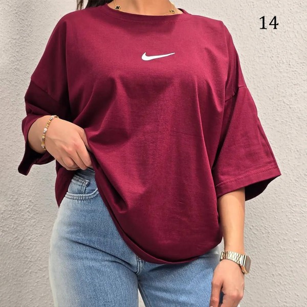 تیشرت باکسی نایک زنانه 32707