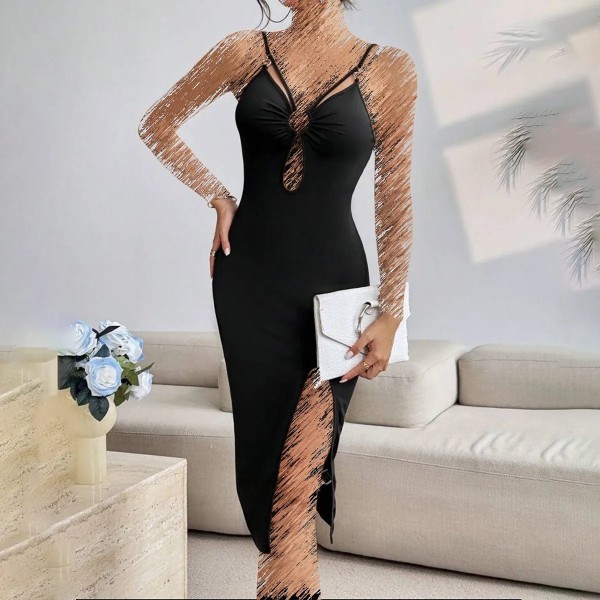 تونیک یقه حلقه ای زنانه 9195