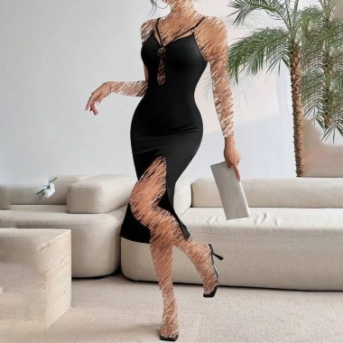 تونیک یقه حلقه ای زنانه 9195 2