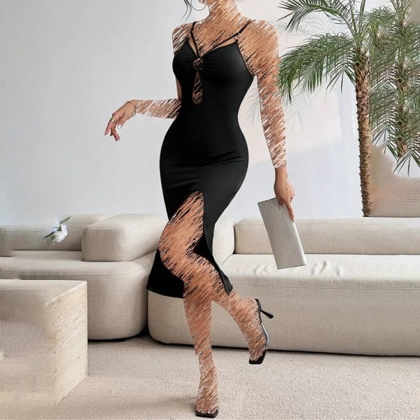 تونیک یقه حلقه ای زنانه 9195