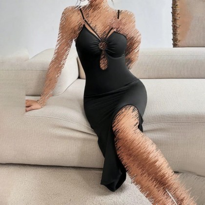 تونیک یقه حلقه ای زنانه 9195