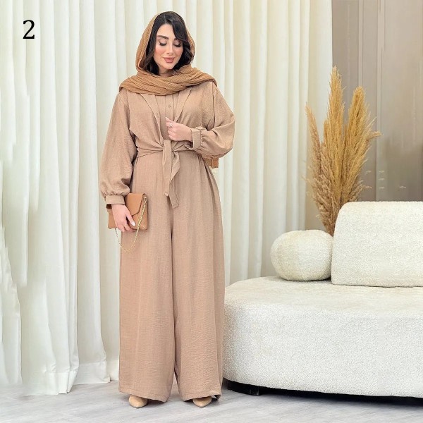 ست سارافون شومیز گره ایی زنانه 72510