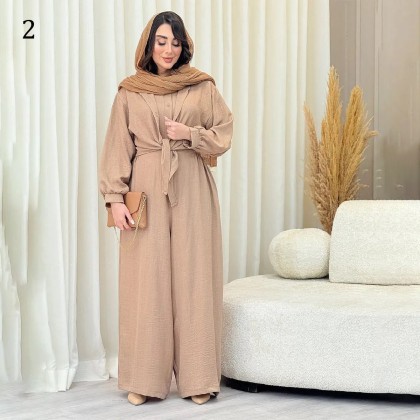 ست سارافون شومیز گره ایی زنانه 72510