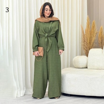 ست سارافون شومیز گره ایی زنانه 72510
