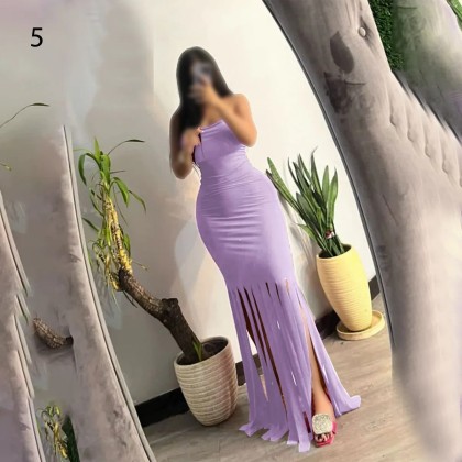 ماکسی ریش‌ریش زنانه 60404
