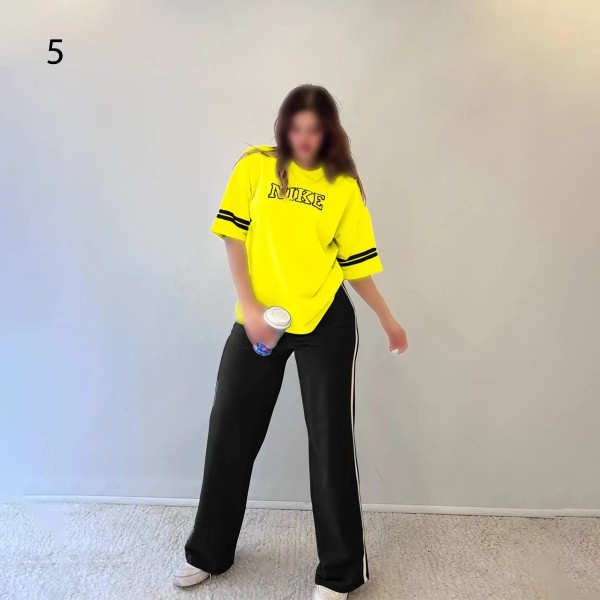 ست بلوز شلوار فوق بیگ سایز NIKE زنانه 2612