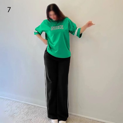 ست بلوز شلوار فوق بیگ سایز NIKE زنانه 2612
