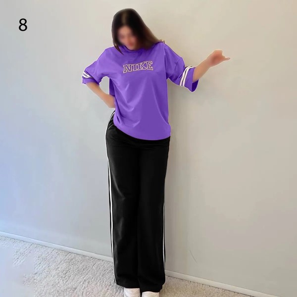 ست بلوز شلوار فوق بیگ سایز NIKE زنانه 2612