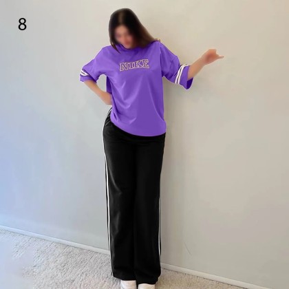 ست بلوز شلوار فوق بیگ سایز NIKE زنانه 2612