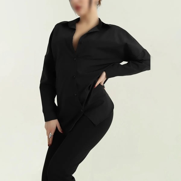 شومیز بیسیک مشکی زنانه 72506