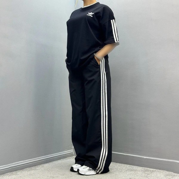 ست تیشرت شلوار بگ آدیداس گلکسی زنانه 65752
