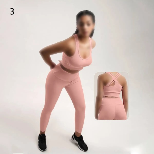 ست نیم تنه لگ کمرگن ورزشی زنانه 5095
