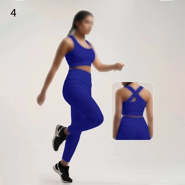 ست نیم تنه لگ کمرگن ورزشی زنانه 5095