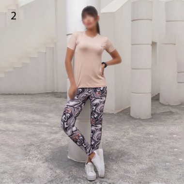 ست تیشرت لگ دیجیتال ورزشی زنانه 5899 2
