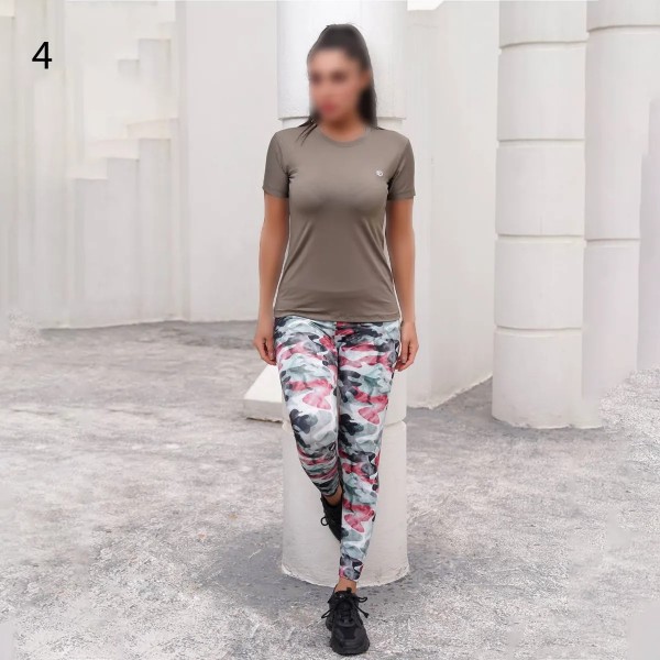 ست تیشرت لگ دیجیتال ورزشی زنانه 5899