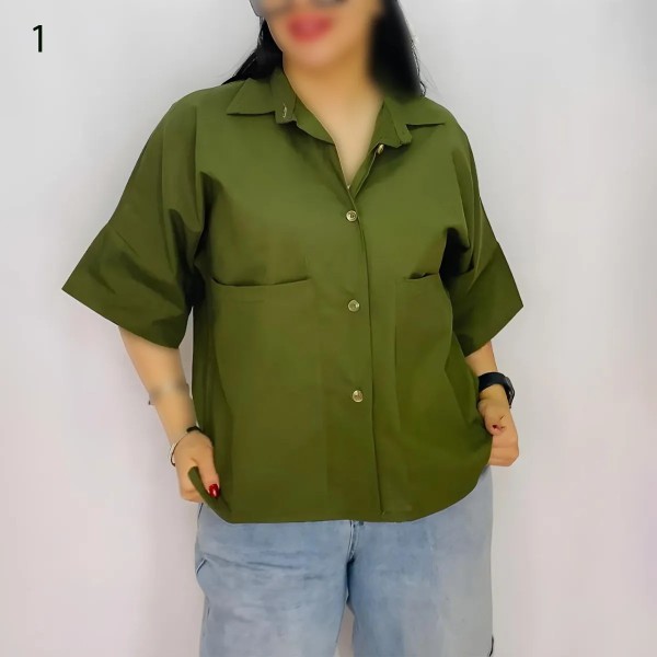 شومیز باکسی زنانه 25750
