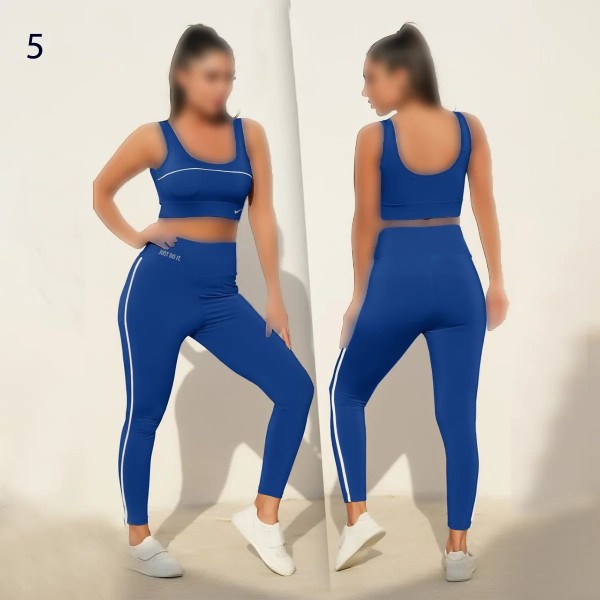 ست نیم تنه کاپ دار شلوار ورزشی زنانه 540