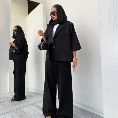 کت و شلوار باکسی زنانه 1432