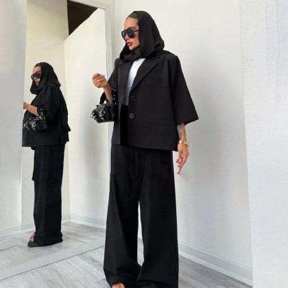 کت و شلوار باکسی زنانه 1432