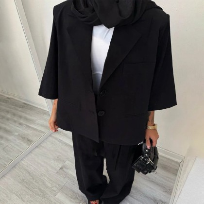 کت و شلوار باکسی زنانه 1432