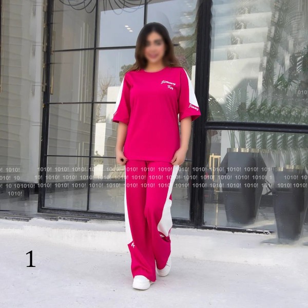 ست تیشرت شلوار زنانه 78297