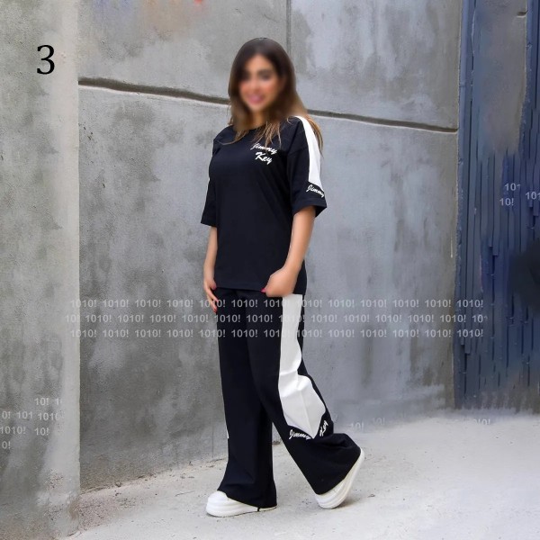 ست تیشرت شلوار زنانه 78297