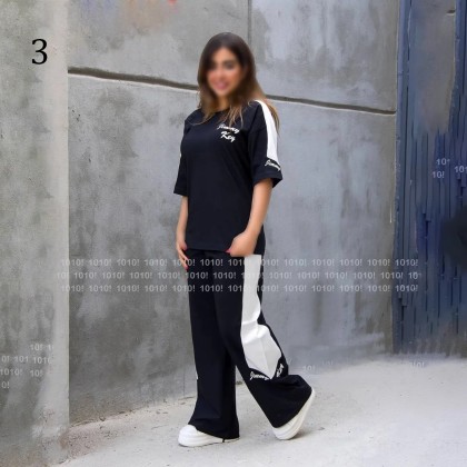 ست تیشرت شلوار زنانه 78297