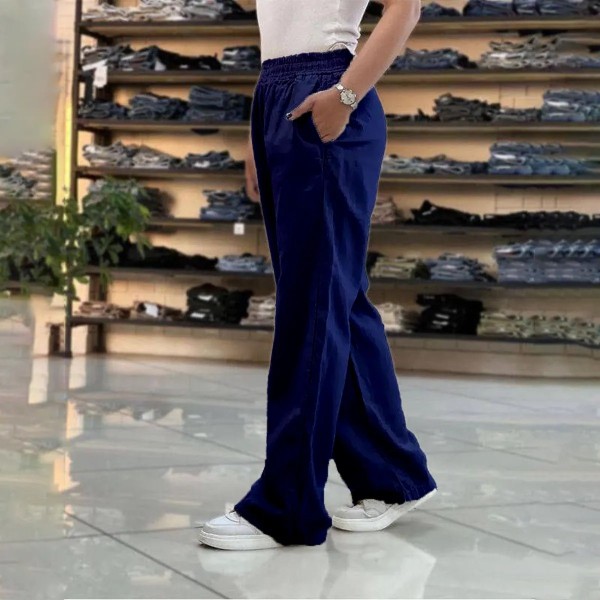 شلوار بگ لنین زنانه 40408