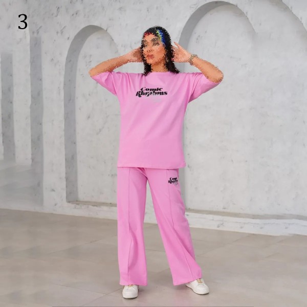 ست تیشرت شلوار زنانه دایانا 88932